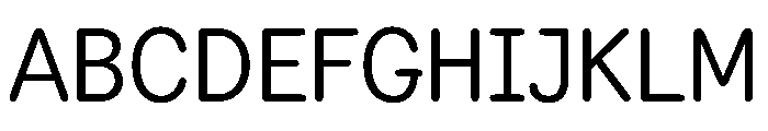 NNEditeurSemiSTD Regular Font UPPERCASE