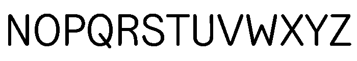 NNEditeurSemiSTD Regular Font UPPERCASE