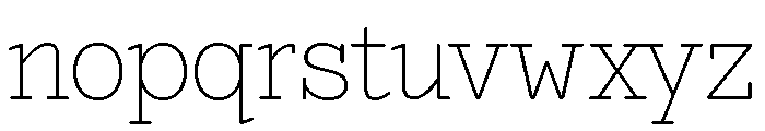 NNEditeurSemiSTD Thin Font LOWERCASE