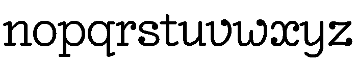 NNEditeurSerifSTD Regular Font LOWERCASE