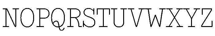 NNEditeurSerifSTD Thin Font UPPERCASE