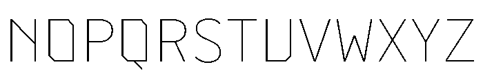 NNErnesto Thin Font UPPERCASE