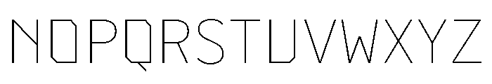 NNErnesto Thin Font LOWERCASE