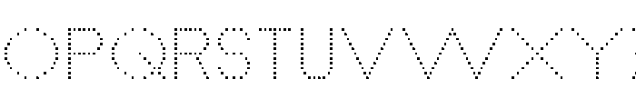 NNKnitGrotesk Dot1 Font UPPERCASE