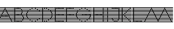 NNKnitGrotesk Stripe1 Font UPPERCASE