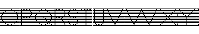 NNKnitGrotesk Stripe1 Font UPPERCASE