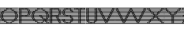 NNKnitGrotesk Stripe2 Font LOWERCASE