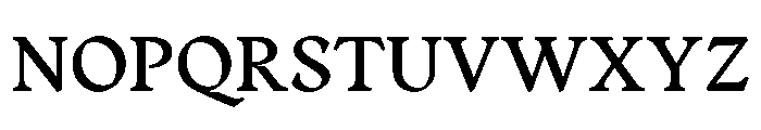 NNKonradSTD Medium Font UPPERCASE