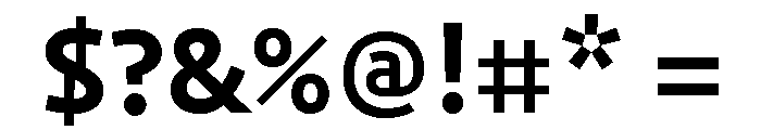 NNMedien Bold Font OTHER CHARS