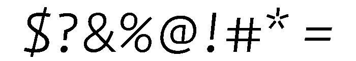 NNMedien Italic Font OTHER CHARS
