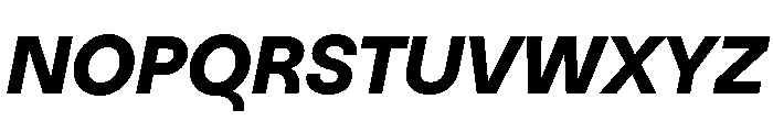 NNNouvelleGroteskSTD BlackDiagonal Font UPPERCASE