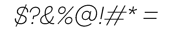 NNNouvelleGroteskSTD ThinDiagonal Font OTHER CHARS