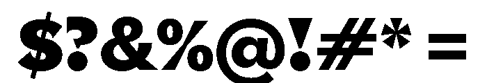 NNPivotGroteskSTD Black Font OTHER CHARS