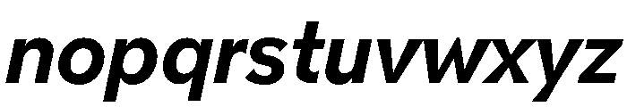 NNPivotGroteskSTD BoldItalic Font LOWERCASE