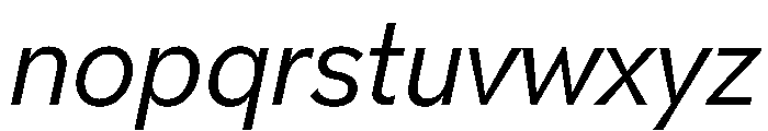 NNPivotGroteskSTD BookItalic Font LOWERCASE