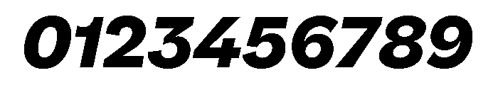 NNPivotGroteskSTD HeavyItalic Font OTHER CHARS