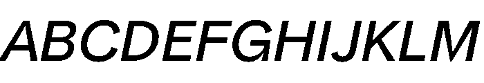NNPivotGroteskSTD RegularItalic Font UPPERCASE