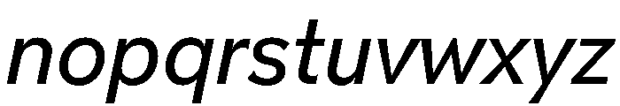 NNPivotGroteskSTD RegularItalic Font LOWERCASE