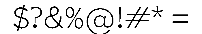 NNPivotGroteskSTD Thin Font OTHER CHARS