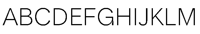 NNPivotGroteskSTD Thin Font UPPERCASE