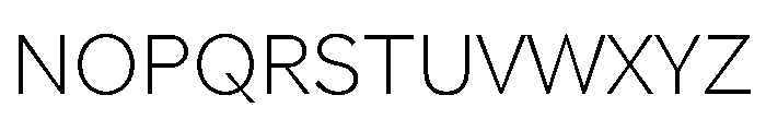 NNPivotGroteskSTD Thin Font UPPERCASE
