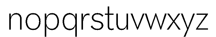 NNPivotGroteskSTD Thin Font LOWERCASE