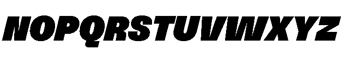 NNSwintonSTD BlackItalic Font UPPERCASE