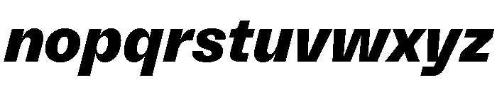 NNSwintonSTD BoldItalic Font LOWERCASE