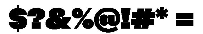NNSwintonSTD ExtraBlack Font OTHER CHARS