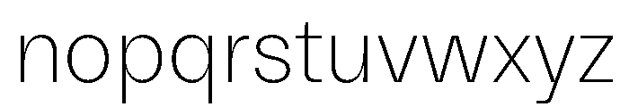 NNSwintonSTD ExtraLight Font LOWERCASE