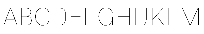 NNSwintonSTD ExtraThin Font UPPERCASE