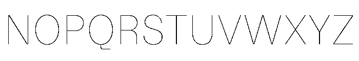 NNSwintonSTD ExtraThin Font UPPERCASE