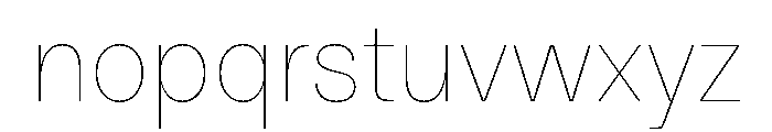 NNSwintonSTD ExtraThin Font LOWERCASE
