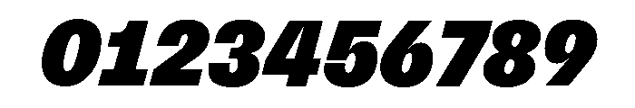 NNSwintonSTD HeavyItalic Font OTHER CHARS