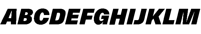 NNSwintonSTD HeavyItalic Font UPPERCASE