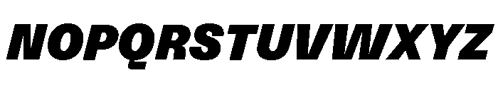 NNSwintonSTD HeavyItalic Font UPPERCASE