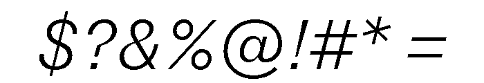 NNSwintonSTD LightItalic Font OTHER CHARS