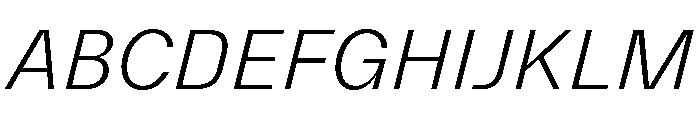 NNSwintonSTD LightItalic Font UPPERCASE