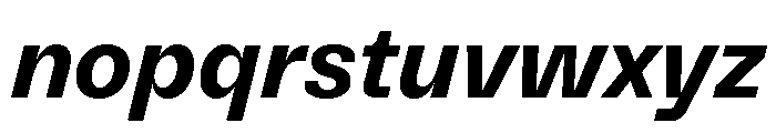 NNSwintonSTD SemiBoldItalic Font LOWERCASE
