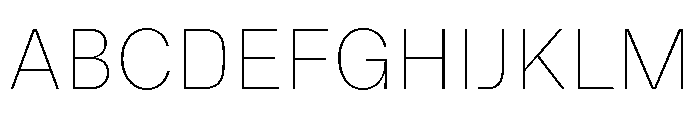 NNSwintonSTD Thin Font UPPERCASE