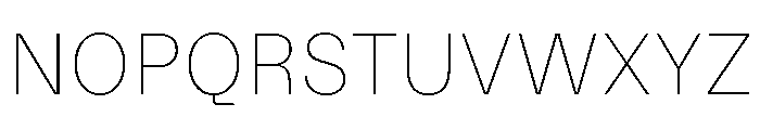 NNSwintonSTD Thin Font UPPERCASE