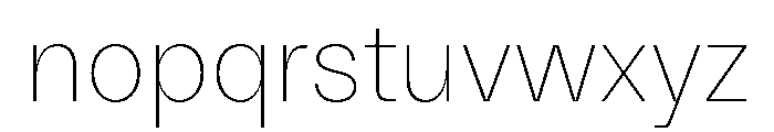 NNSwintonSTD Thin Font LOWERCASE