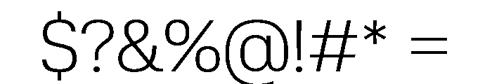Normalidad Variable Extra Light Font OTHER CHARS