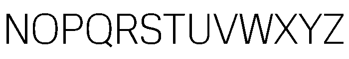 Normalidad Variable Extra Light Font UPPERCASE