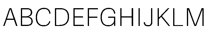 Normalidad Variable Thin Font UPPERCASE