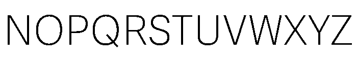 Normalidad Variable Thin Font UPPERCASE