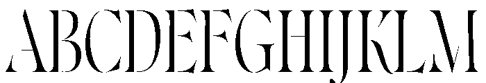 Norman Variable Extra Bold Font UPPERCASE