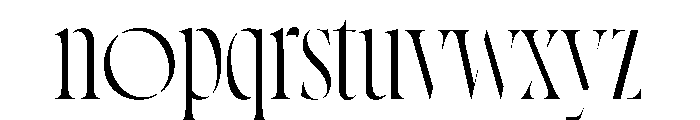 Norman Variable Extra Bold Font LOWERCASE