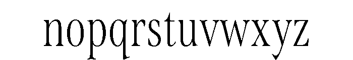 Norman Variable Extra Light Font LOWERCASE