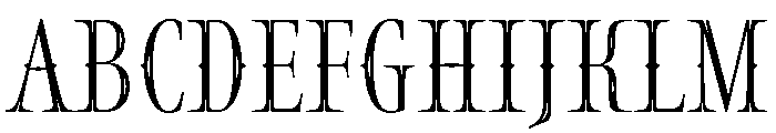 Norman Variable Regular Font UPPERCASE